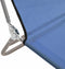 vidaXL - Ligbedden - 2 - st - inklapbaar - textileen - en - staal - blauw
