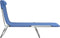 vidaXL - Ligbedden - 2 - st - inklapbaar - textileen - en - staal - blauw