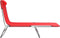 vidaXL - Ligbedden - 2 - st - inklapbaar - textileen - en - staal - rood