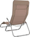 vidaXL - Ligbedden - 2 - st - inklapbaar - textileen - en - gepoedercoat - staal - taupe