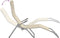 vidaXL - Ligbedden - 2 - st - inklapbaar - textileen - en - gepoedercoat - staal - crème