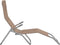vidaXL - Ligbedden - 2 - st - inklapbaar - textileen - en - gepoedercoat - staal - taupe