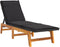 vidaXL - Ligbedden - 2 - st - met - kussens - poly - rattan - en - massief - acaciahout