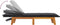 vidaXL - Ligbedden - 2 - st - met - kussens - poly - rattan - en - massief - acaciahout