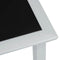 vidaXL - Ligbedden - 2 - st - met - tafel - aluminium - crèmekleurig
