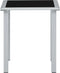 vidaXL - Ligbedden - 2 - st - met - tafel - aluminium - crèmekleurig