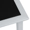 vidaXL - Ligbedden - 2 - st - met - tafel - aluminium - taupekleurig