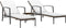 vidaXL - Ligbedden - 2 - st - met - tafel - poly - rattan - bruin
