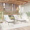 vidaXL - Ligbedden - 2 - st - met - tafel - poly - rattan - bruin