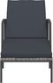 vidaXL - Ligbedden - 2 - st - met - tafel - poly - rattan - grijs