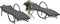 vidaXL - Ligbedden - 2 - st - met - tafel - poly - rattan - grijs