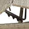 vidaXL - Ligbedden - 2 - st - met - tafel - poly - rattan - grijs - (alleen - VS)