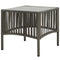 vidaXL - Ligbedden - 2 - st - met - tafel - poly - rattan - grijs