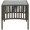 vidaXL - Ligbedden - 2 - st - met - tafel - poly - rattan - grijs