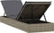 vidaXL - Ligbedden - 2 - st - met - tafel - poly - rattan - grijs