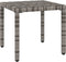 vidaXL - Ligbedden - 2 - st - met - tafel - poly - rattan - grijs