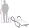 vidaXL - Ligbedden - 2 - st - met - tafel - poly - rattan - grijs