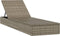vidaXL - Ligbedden - 2 - st - met - tafel - poly - rattan - grijs