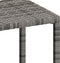 vidaXL - Ligbedden - 2 - st - met - tafel - poly - rattan - grijs