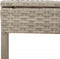vidaXL - Ligbedden - 2 - st - met - tafel - poly - rattan - lichtgrijs