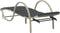 vidaXL - Ligbedden - 2 - st - met - tafel - poly - rattan - lichtgrijs