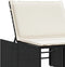 vidaXL - Ligbedden - 2 - st - met - tafel - poly - rattan - zwart