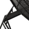 vidaXL - Ligbedden - 2 - st - met - tafel - poly - rattan - zwart