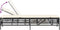 vidaXL - Ligbedden - 2 - st - met - tafel - poly - rattan - zwart