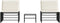 vidaXL - Ligbedden - 2 - st - met - tafel - poly - rattan - zwart