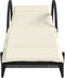 vidaXL - Ligbedden - 2 - st - met - tafel - poly - rattan - zwart