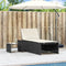 vidaXL - Ligbedden - 2 - st - met - tafel - poly - rattan - zwart