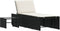 vidaXL - Ligbedden - 2 - st - met - tafel - poly - rattan - zwart