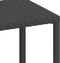 vidaXL - Ligbedden - 2 - st - met - tafel - poly - rattan - zwart