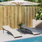 vidaXL - Ligbedden - 2 - st - met - tafel - poly - rattan - zwart