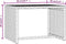 vidaXL - Ligbedden - 2 - st - met - tafel - poly - rattan - zwart