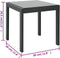 vidaXL - Ligbedden - 2 - st - met - tafel - textileen - en - staal