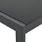 vidaXL - Ligbedden - 2 - st - met - tafel - textileen - en - staal