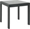 vidaXL - Ligbedden - 2 - st - met - tafel - textileen - en - staal