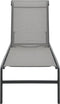 vidaXL - Ligbedden - 2 - st - met - tafel - textileen - en - staal