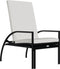 vidaXL - Ligbedden - 2 - st - met - voetensteun - polyetheen - rattan - zwart