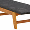 vidaXL - Ligbedden - 2 - st - poly - rattan - en - massief - acaciahout - zwart - en - bruin