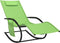 vidaXL - Ligbedden - 2 - st - schommelend - staal - en - textileen - groen