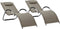 vidaXL - Ligbedden - 2 - st - textileen - taupe - en - grijs