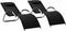 vidaXL - Ligbedden - 2 - st - textileen - zwart - en - grijs