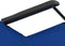 vidaXL - Ligbedden - inklapbaar - 2 - st - met - voetensteun - staal - blauw