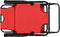 vidaXL - Ligbedden - inklapbaar - 2 - st - met - voetensteun - staal - rood