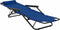 vidaXL - Ligbedden - inklapbaar - 2 - st - met - voetensteun - staal - blauw