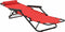 vidaXL - Ligbedden - inklapbaar - 2 - st - met - voetensteun - staal - rood
