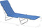 vidaXL - Ligbedden - inklapbaar - 2 - st - staal - en - stof - blauw