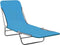 vidaXL - Ligbedden - inklapbaar - 2 - st - staal - en - stof - blauw